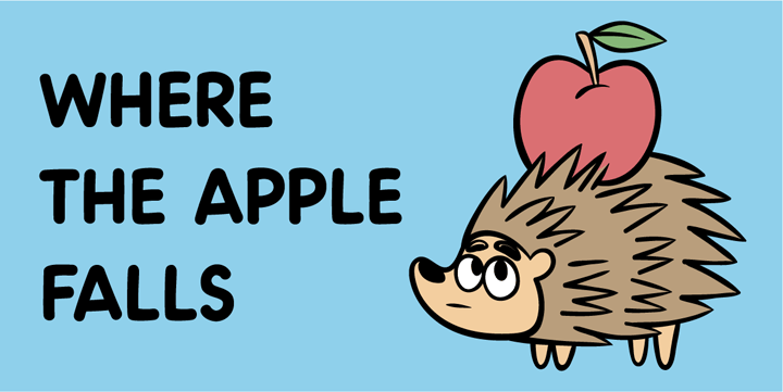 Where the apple falls